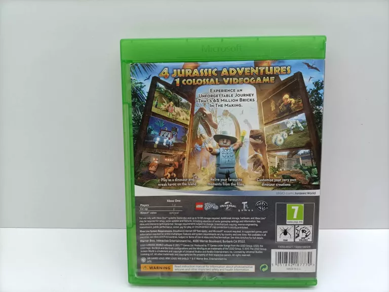 LEGO JURASSIC WORLD XBOX ONE