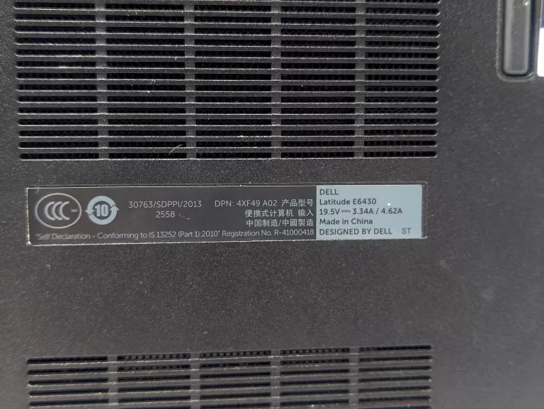 LAPTOP DELL LATITUDE E6430 #I5/4RAM/120SSD