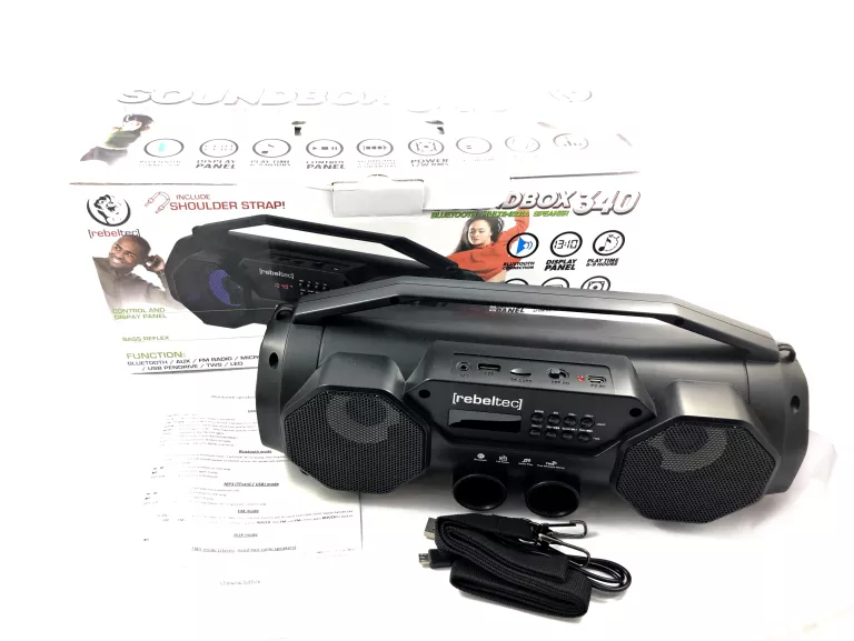 GŁOŚNIK REBELTEC BLUETOOTH SOUNDBOX 340