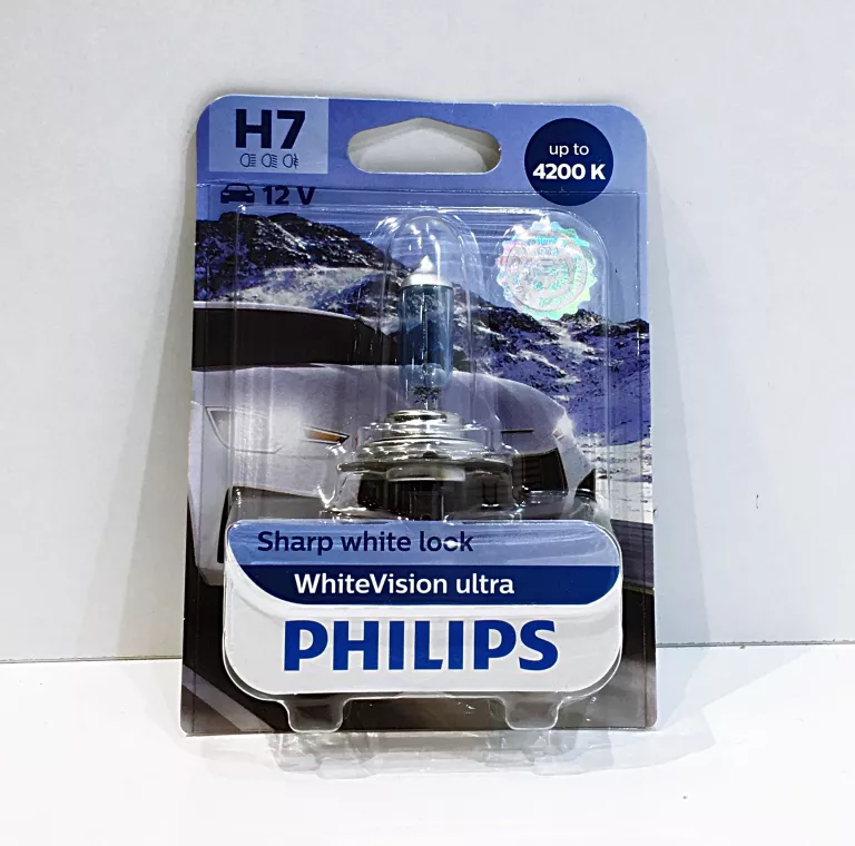 PHILIPS H7 WHITE VISION ULTRA 4200K ŻARÓWKA