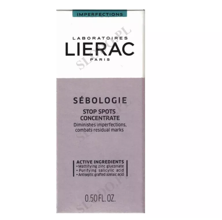 LIERAC SEBOLOGIE KONCENTRAT DWUFAZOWY NA WYPRYSKI 15 ML