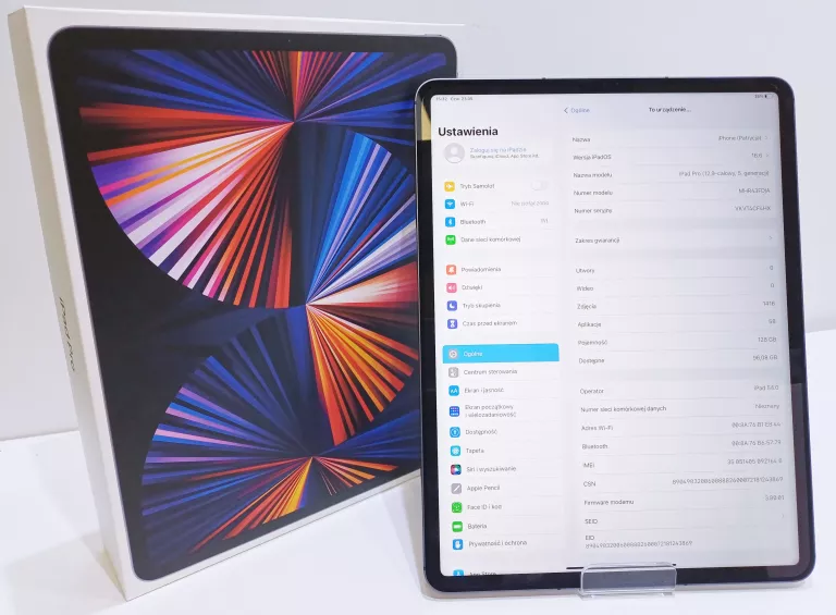 TABLET APPLE IPAD PRO 12,9" 128GB 5 GEN. A2461 LTE 5G