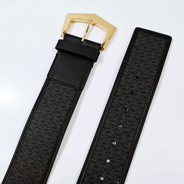 PASEK MICHAEL KORS LOGO GUMA SZEROKA ROZM L