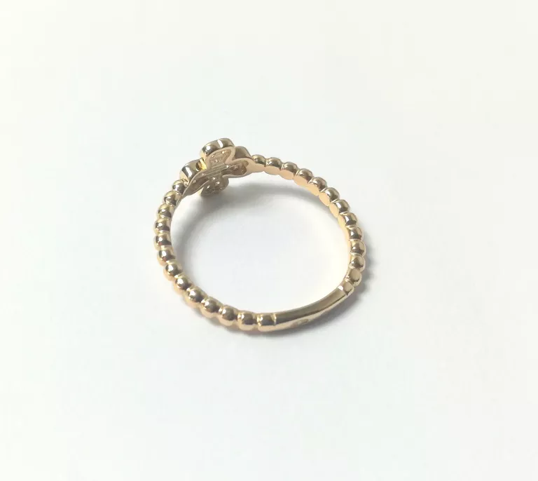 ZŁOTY PIERŚCIONEK KONICZYNKA 1,66GR 585 R12 J