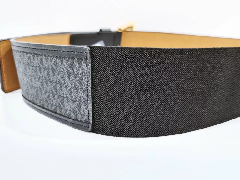 PASEK MICHAEL KORS LOGO GUMA SZEROKA ROZM L