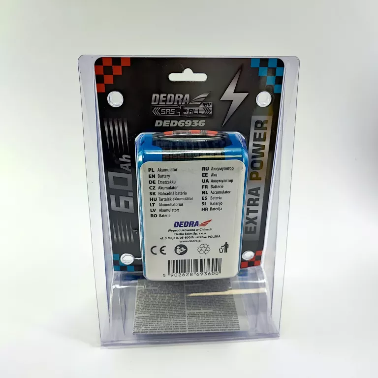 AKUMULATOR LI-ION DEDRA 18 V 6 AH