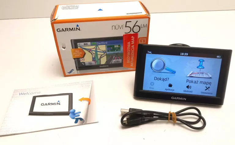 NAWIGACJA GARMIN NUVI 56LM EUROPA 45 + ZESTAW