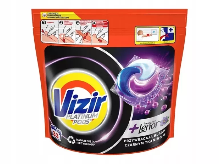KAPSUŁKI DO PRANIA VIZIR PLATINUM PODS LENOR
