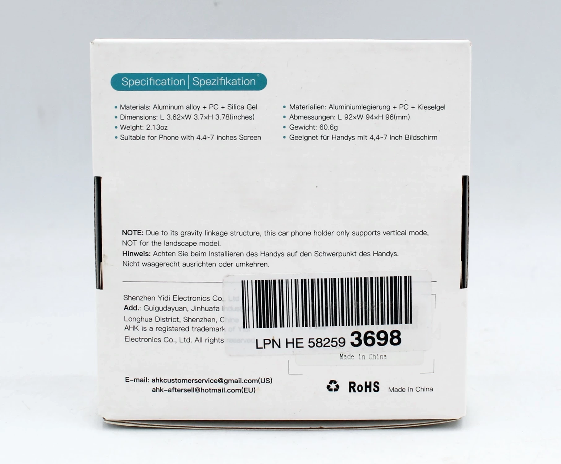 uchwyt-samochodowy-ahk-na-telefon-stan-powystawowy