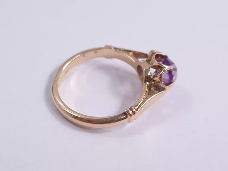 zloty-pierscionek-synt-ametyst-583-275g-r10-stan-11323-2