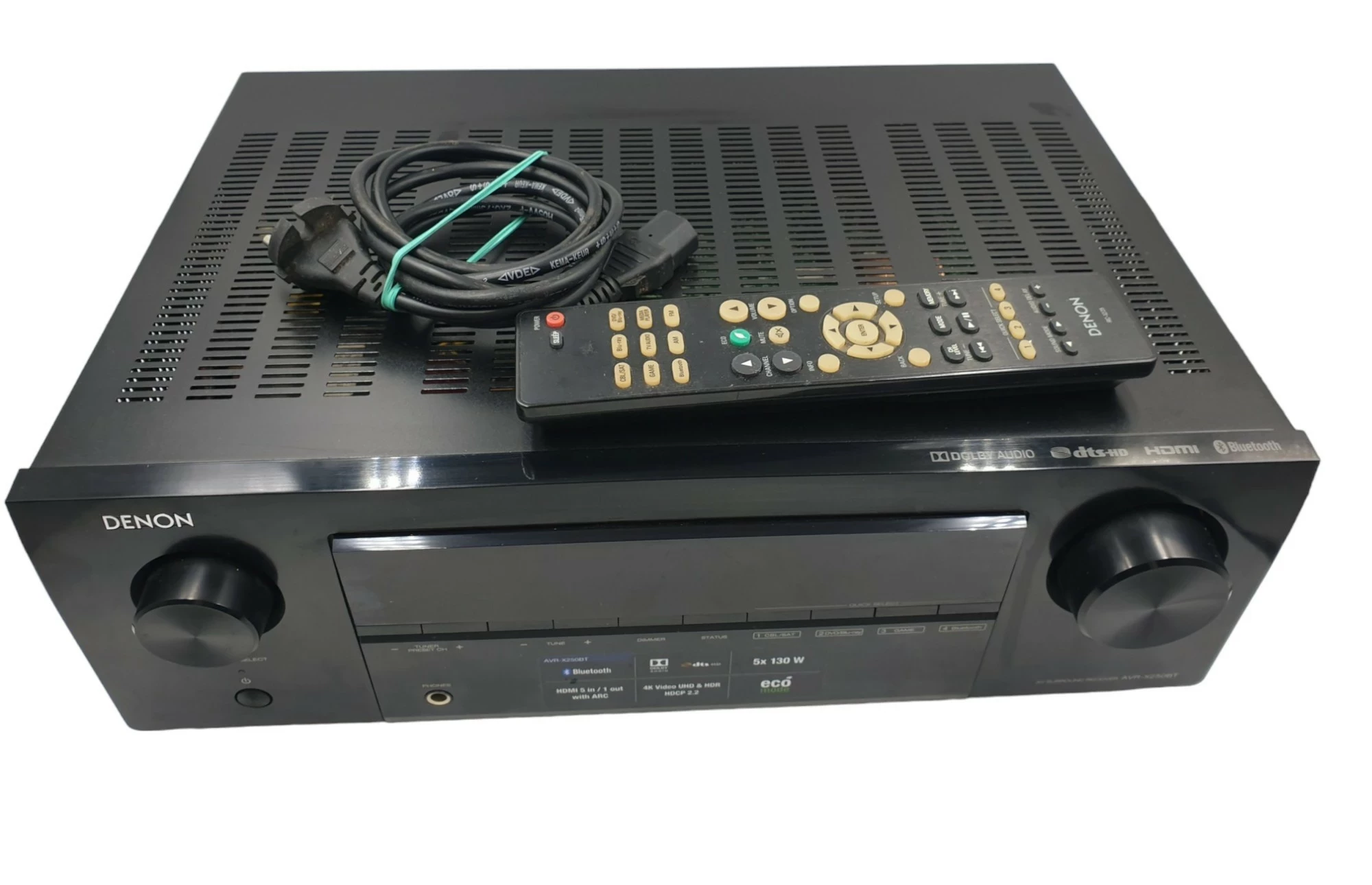 amplituner-denon-avr-x250bt-pilot-zasilacz-kazimierza-wielkiego-37-olkusz