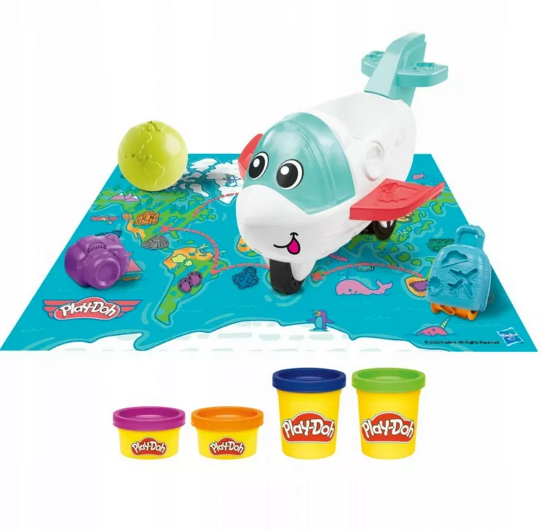 HASBRO CIASTOLINA PLAY-DOH STARTERS ZESTAW SAMOLOT ODKRYWCY F8804