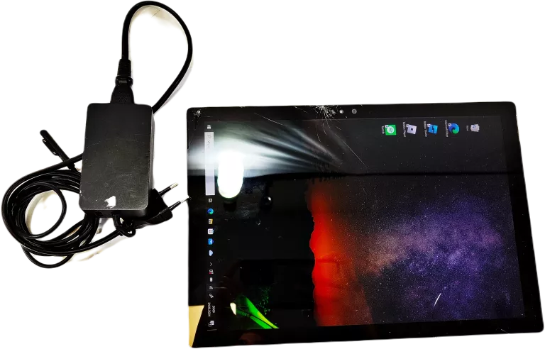 TABLET MICROSOFT SURFACE PRO 4 12,3" 4 GB / 128 GB SZARY PĘKNIĘTY