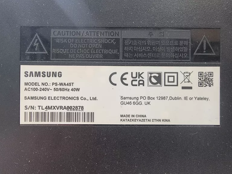 SOUNDBAR + SUBWOOFER SAMSUNG HW-A450