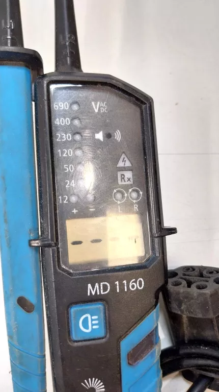 MD 1160 WSKAŹNIK NAPIĘCIA I CIĄGŁOŚCI LCD METRE