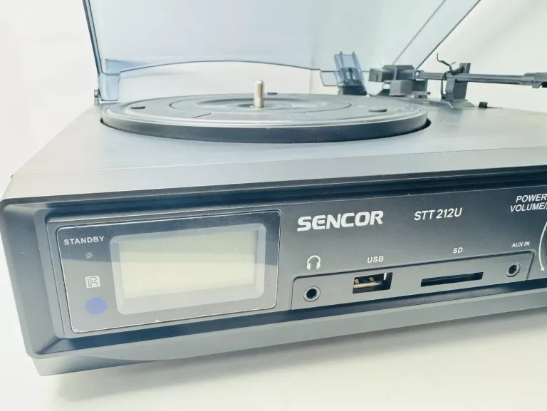 GRAMOFON SENCOR STT 212U CZARNY