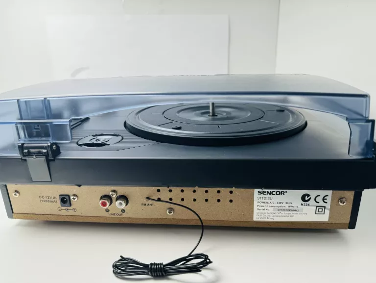 GRAMOFON SENCOR STT 212U CZARNY
