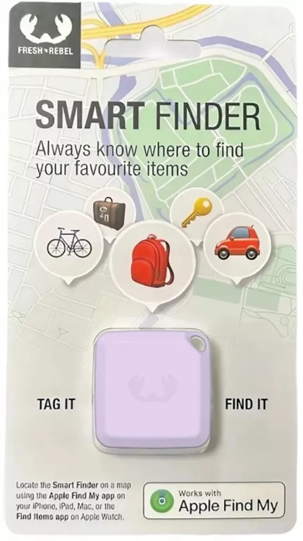 LOKALIZATOR SMART FINDER FRESH 'N REBEL APPLE FIND MY FIOLETOWY