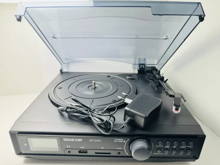 GRAMOFON SENCOR STT 212U CZARNY