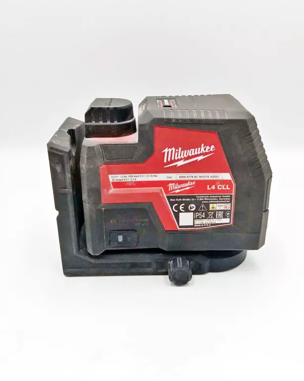 LASER KRZYŻOWY LINIOWO-PUNKTOWY MILWAUKEE L4 CLLP-301C ZIELONY