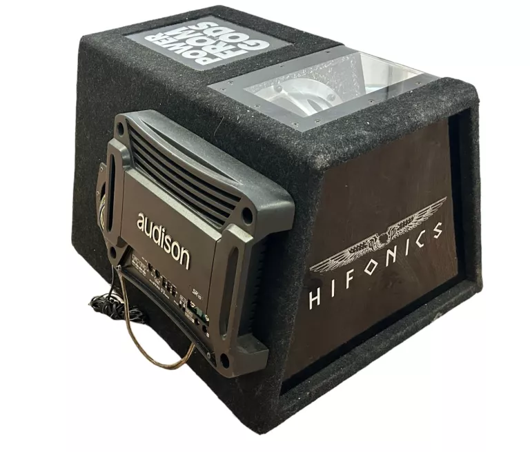 GŁOŚNIK HIFONICS AD ZR10BPI + WZMACNIACZ AUDISON SR1D