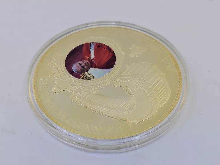 MEDAL JAN PAWEŁ II CIVITAS VATICANA OKOLICZNOŚCIOWY KAPSEL