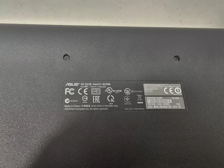 LAPTOP ASUS F551M