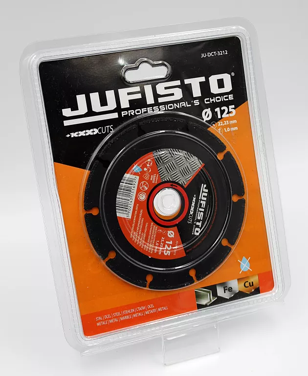 TARCZA DO CIĘCIA STALI JUFISTO JU-DCT-3212 125MM