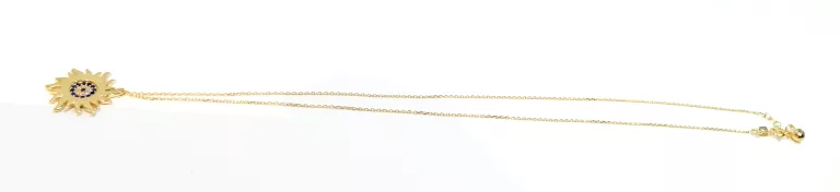 ZŁOTY ŁAŃCUSZEK Z WISIORKIEM PRP.585 2,88 G. 44 CM.