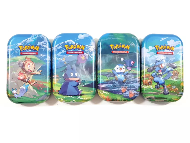 ZESTAW POKÉMON TCG: SINNOH STARS MINI TIN TURTWIG METALOWA PUSZKA KARTY