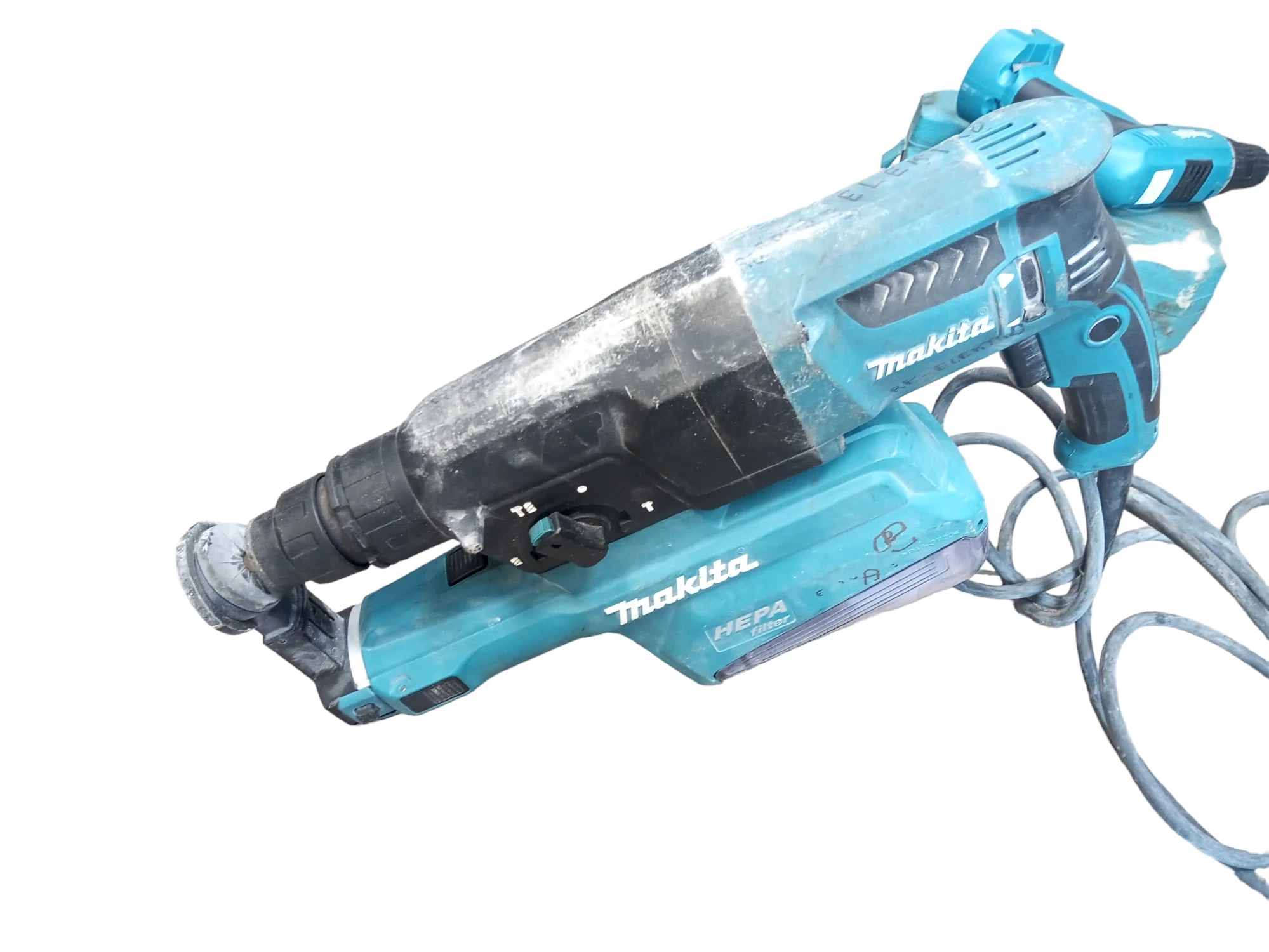 makita-hr2650-mlotowiertarka-sds-plus-800w-24j-z-odpylaniem-z-filtrem-hep-stan-11323-2