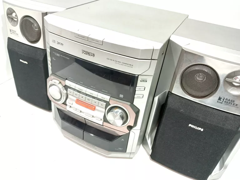 MINI WIEŻA PHILIPS FW-C380-54 Z KOLUMNAMI