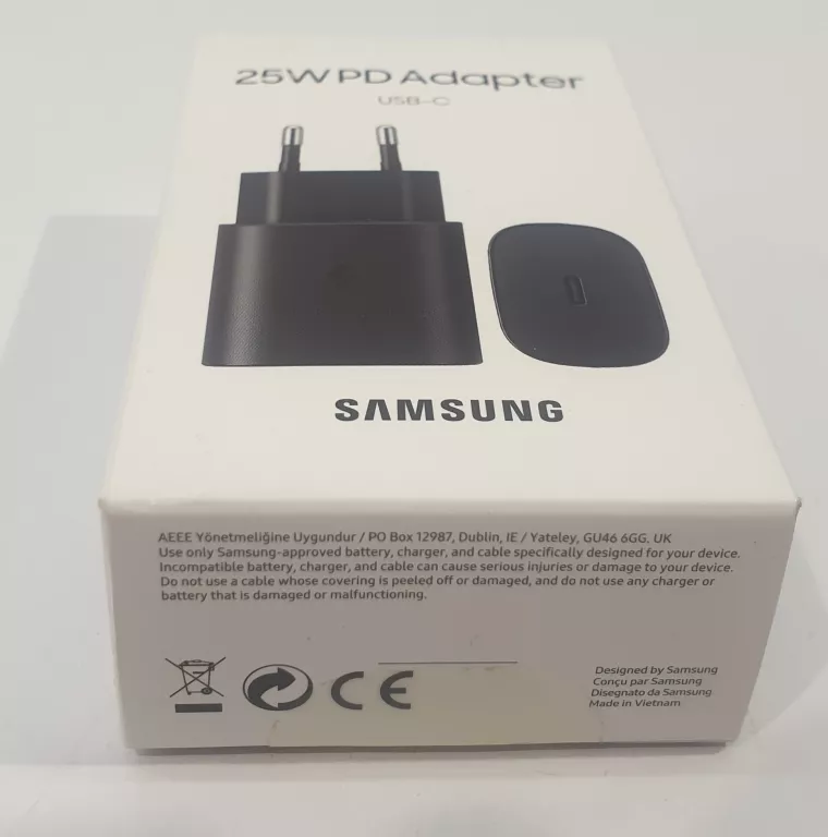 ORYGINALNA SZYBKA ŁADOWARKA SAMSUNG 25W USB TYP C