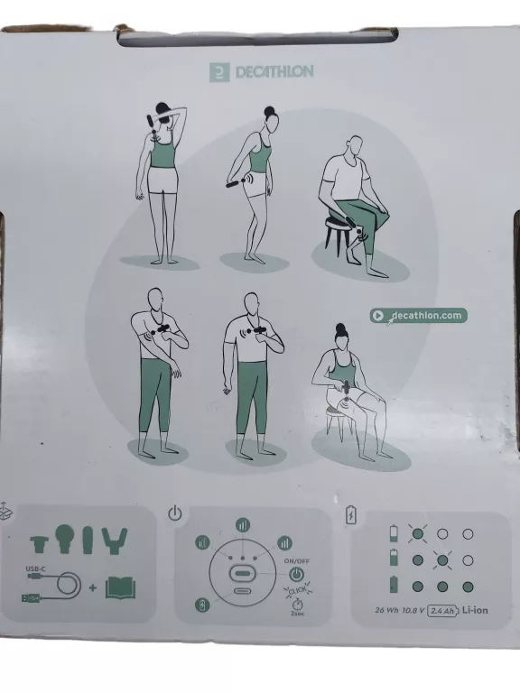PISTOLET DO MASAŻU DECATHLON