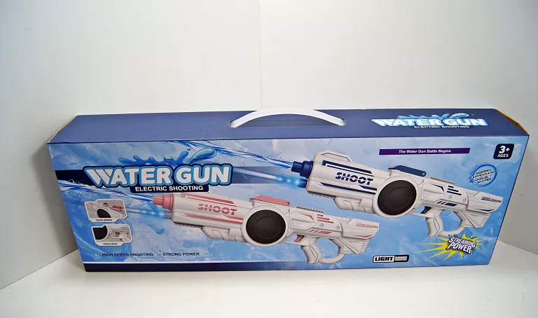 DUŹY PISTOLET NA WODĘ/ WATER GUN ELECTRIC SHOOTING RÓŻOWY
