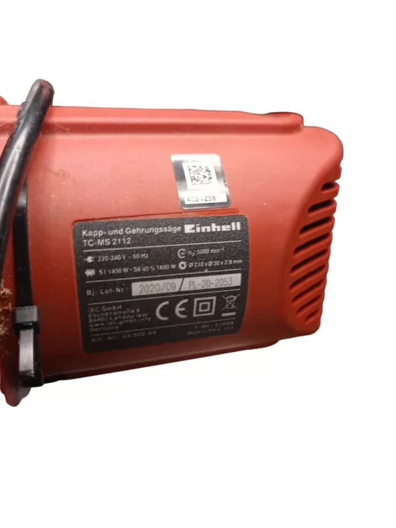 PIŁA UKOŚNA UKOŚNICA EINHELL TC-MS 2112 1600W 21CM