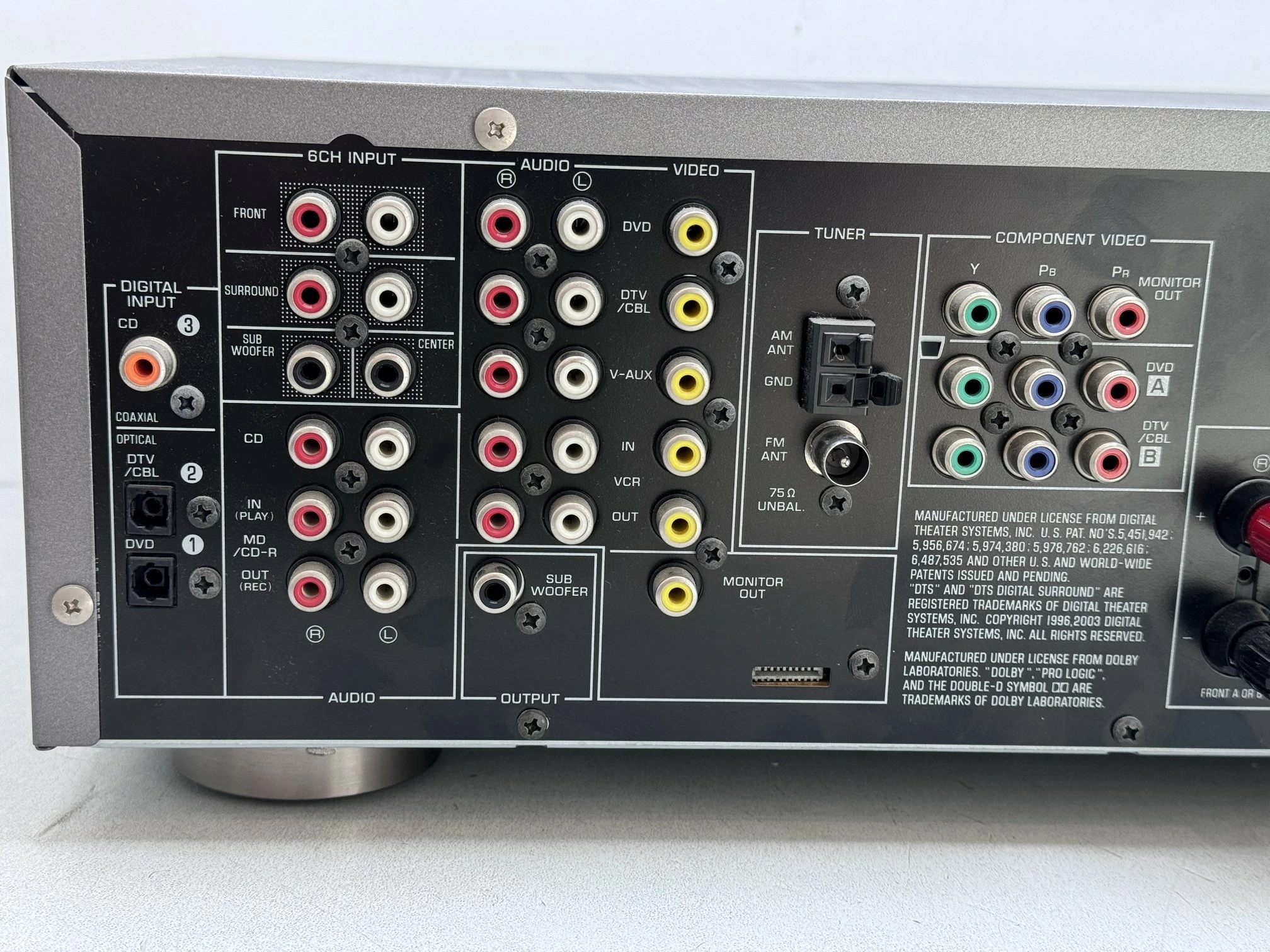 amplituner-yamaha-rx-v357-z-pilotem-komunikacja-brak