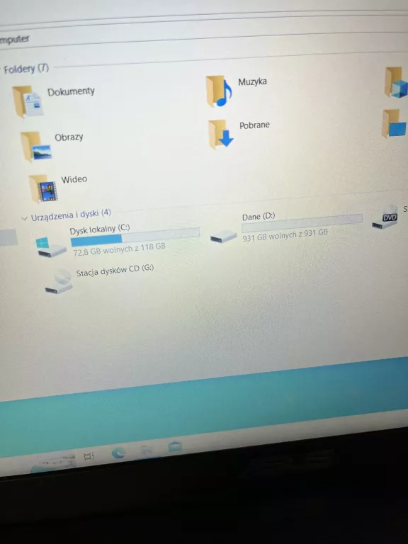 LAPTOP ASUS GL552V I7-6700/8GB/128GB/1TB