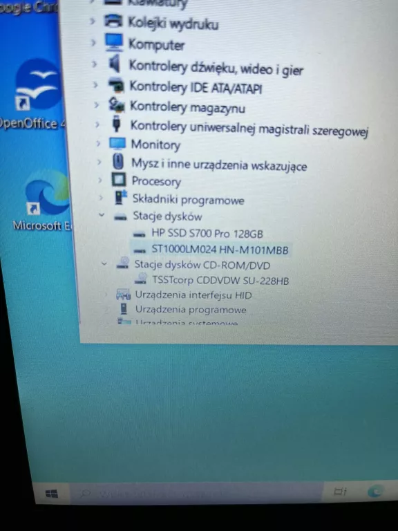 LAPTOP ASUS GL552V I7-6700/8GB/128GB/1TB