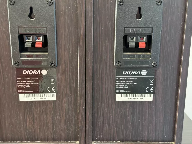 ZESTAW GŁOŚNIKÓW 5.1 DIORA ZGB-001