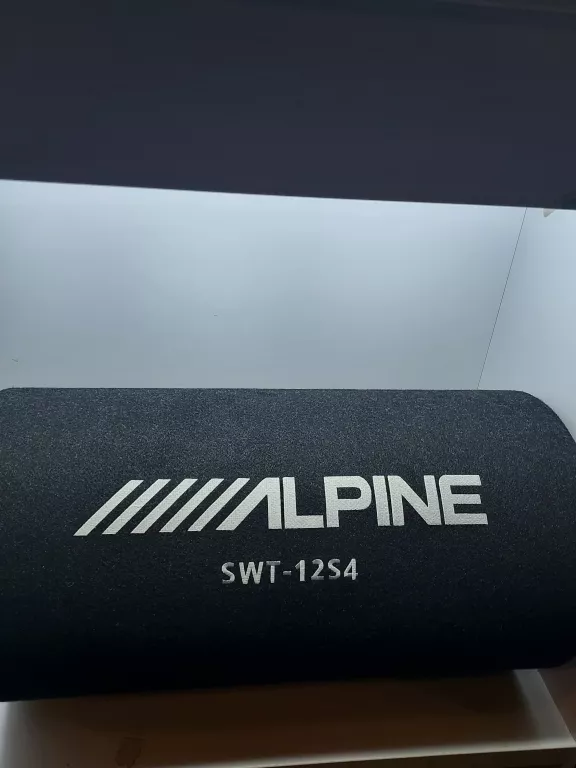 TUBA SAMOCHODOWA ALPINE BBX-T600 WZMACNIACZ SUBWOOFER ALPINE SWT-12S4 #KP
