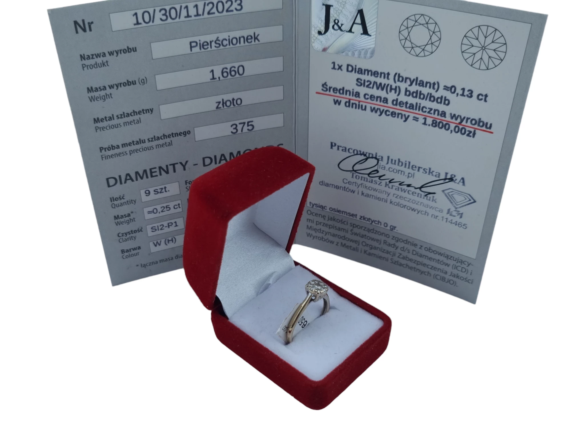 cudowny-zloty-pierscionek-diamenty-375-r12-wycena-hallera-53-wroclaw