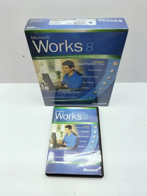 MICROSOFT WORKS 8 BOX POLSKI 1 PC / LICENCJA WIECZYSTA BOX