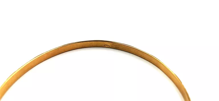ZŁOTA BRANSOLETKA PRÓBY 750 ŚREDNICY: 6 CM