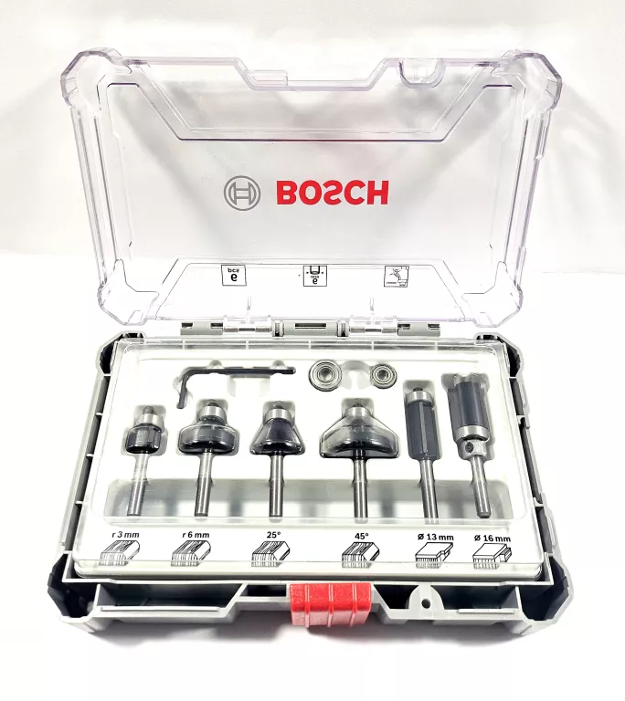BOSCH 2607017468 ZESTAW FREZY 6 SZT DO DREWNA 6MM