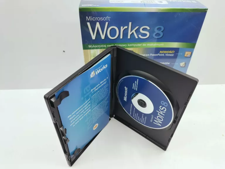 MICROSOFT WORKS 8 BOX POLSKI 1 PC / LICENCJA WIECZYSTA BOX