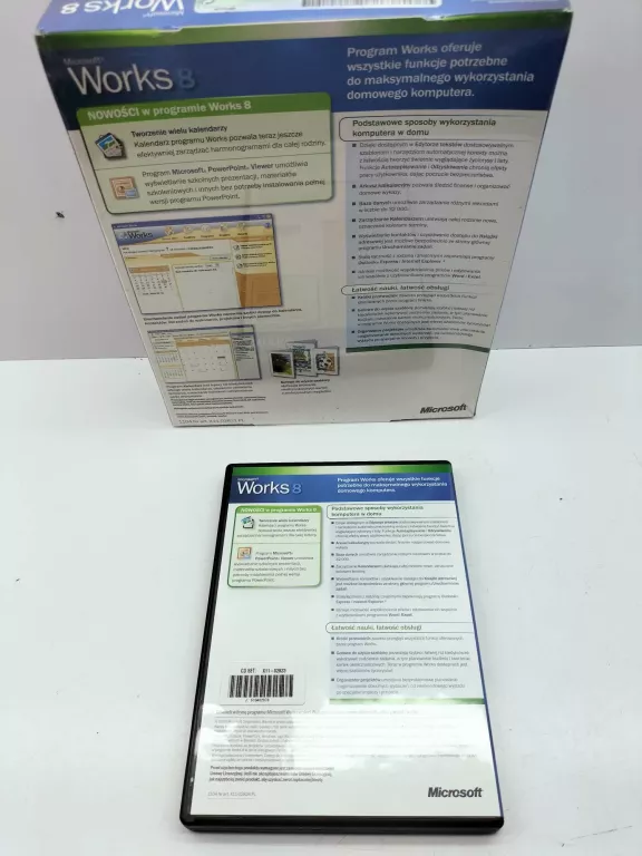 MICROSOFT WORKS 8 BOX POLSKI 1 PC / LICENCJA WIECZYSTA BOX