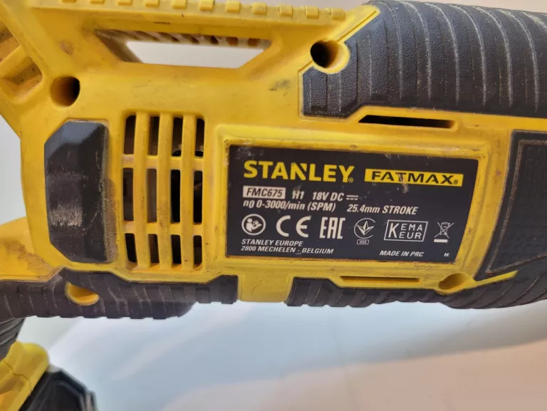 STANLEY PILA SZABLASTA 18V FMC675B + AKU 18V 2.0AH