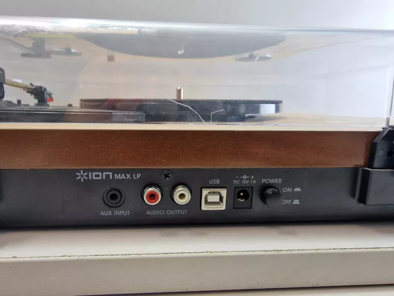 GRAMOFON ION MAX LP BK + PŁYTA