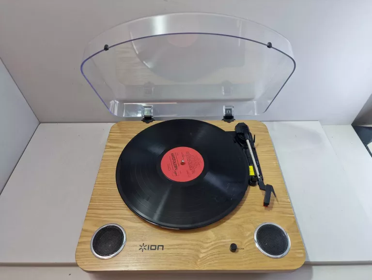 GRAMOFON ION MAX LP BK + PŁYTA